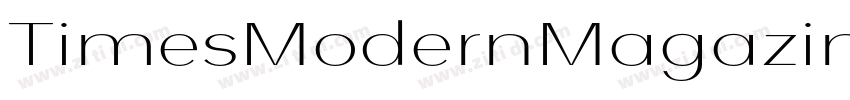 TimesModernMagazine 字体转换